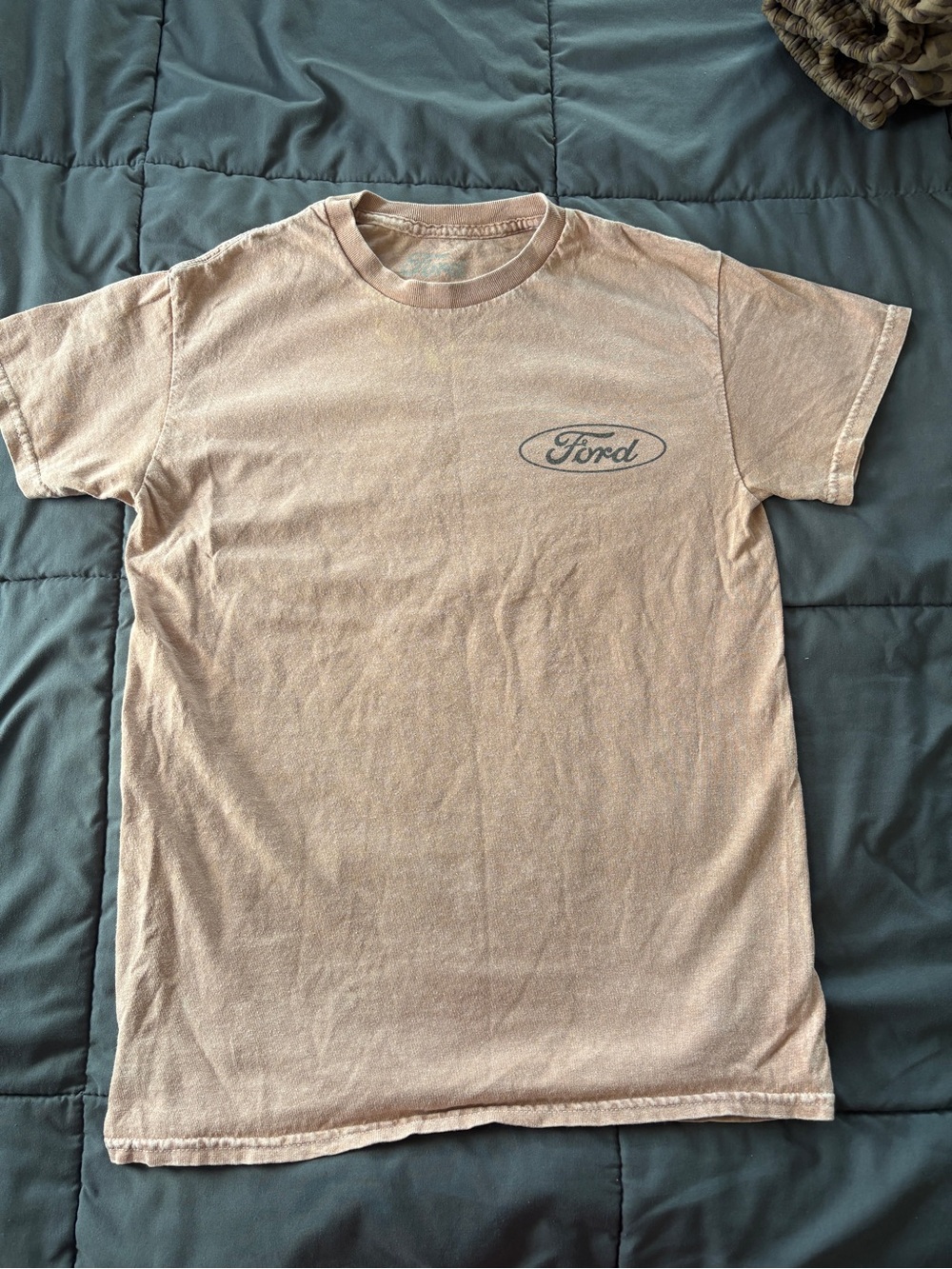 Ford Beige Crewneck Short-Sleeve Tee